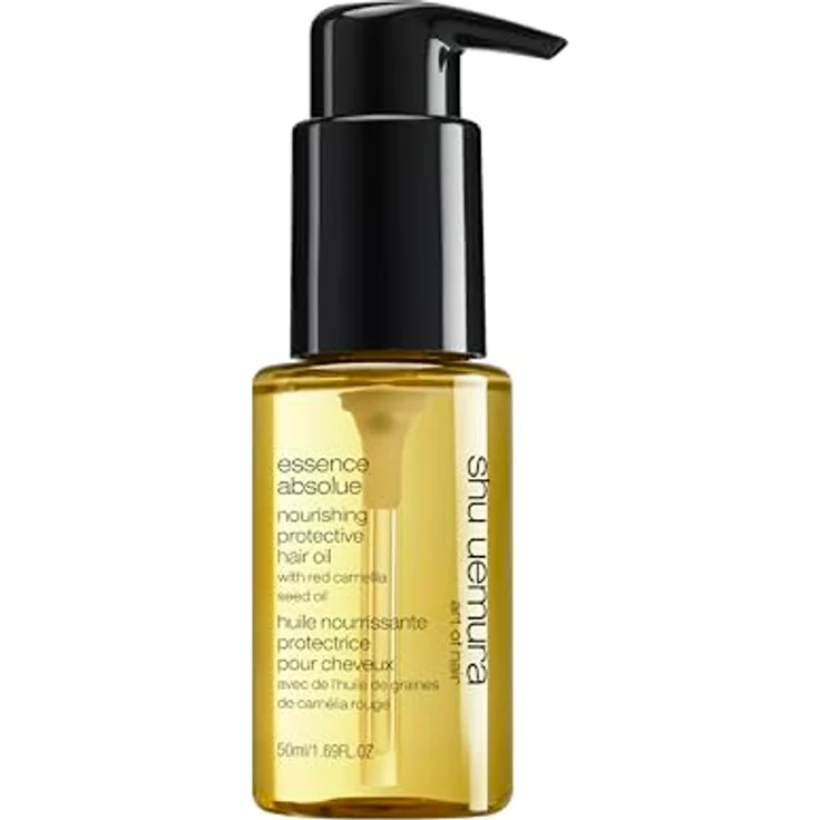 Shu Uemura Essence Absolue Schützendes Haaröl für trockenes Haar mit Kamilienöl, spendet Feuchtigkeit und UV-Schutz, 50 ml – Bild 1