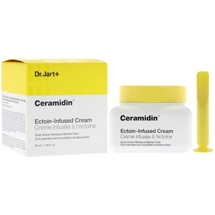 Dr. Jart+ Ceramidin Ectoin Infused Cream 50ml, Bodylotion mit federleichtem Schutzschild & Trio aus Ölen & Butter – Bild 3