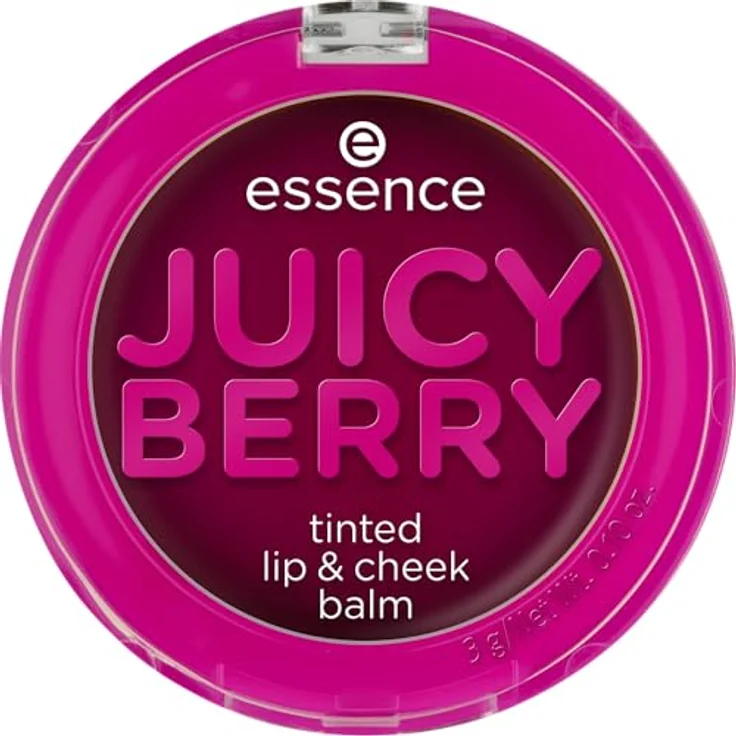 essence JUICY BERRY Tinted Lip & Cheek Balm, Rouge, Violett, pH-reaktive Formel, vegan, ohne Parabene und Mikroplastik, 1er Pack (3g) – Bild 2