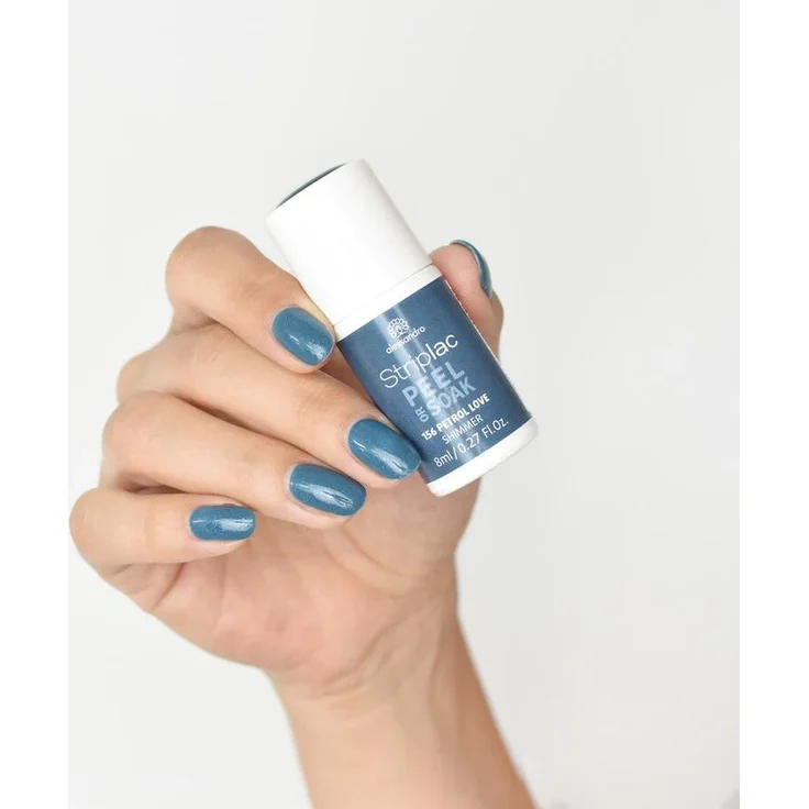 Alessandro Striplac Peel or Soak Nagellack 156 Petrol Love 8 ml – Bild 2