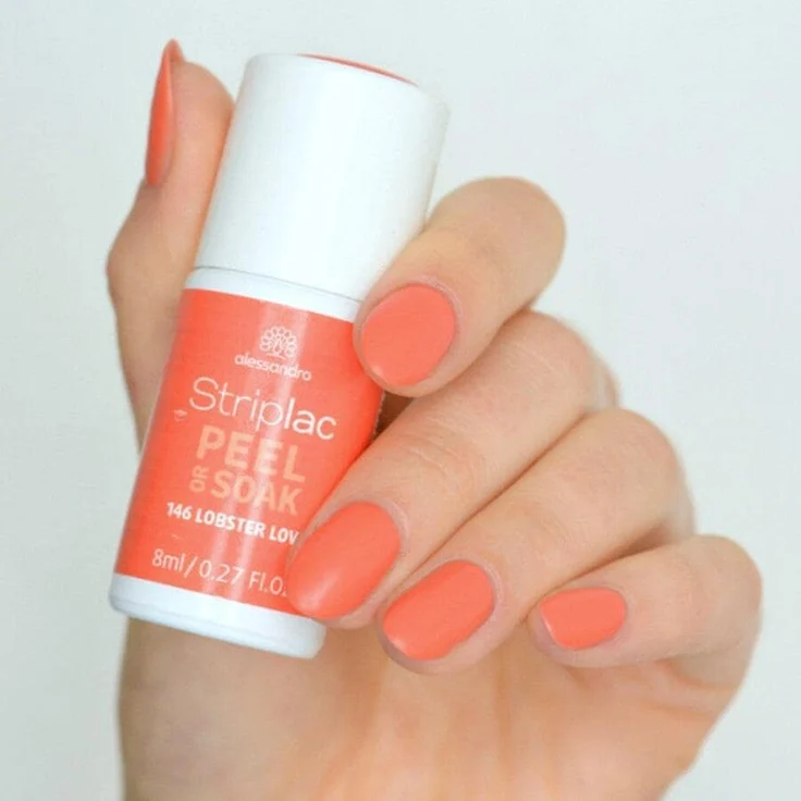 Alessandro Striplac Peel or Soak Nagellack 146 Lobster Love 8 ml – Bild 2