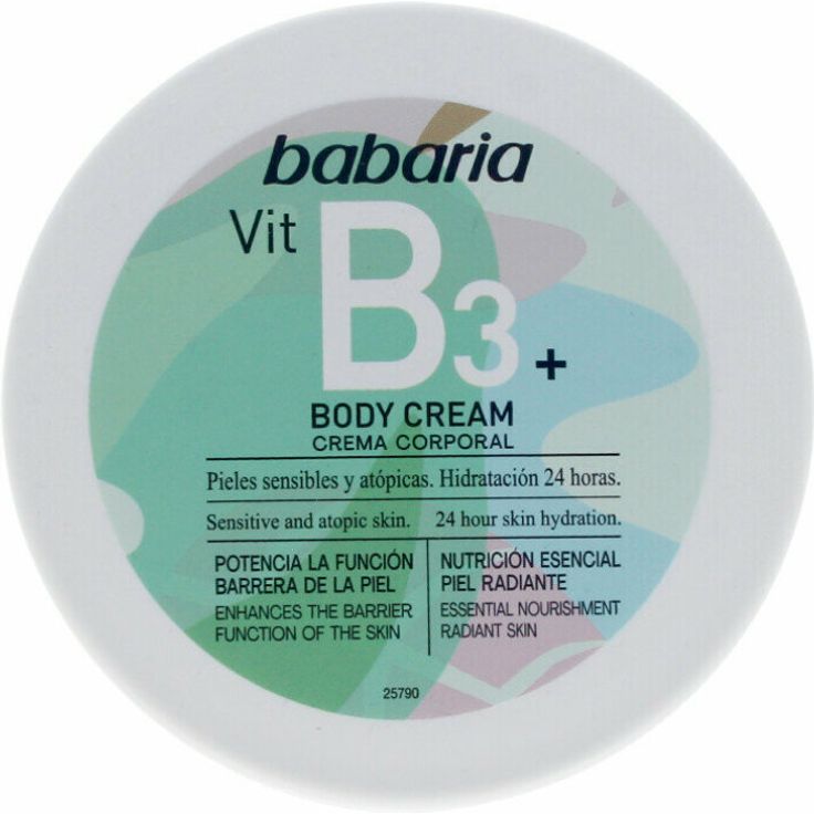Babaria Vitamin B3 Body Cream 100% Vegan 400 ml