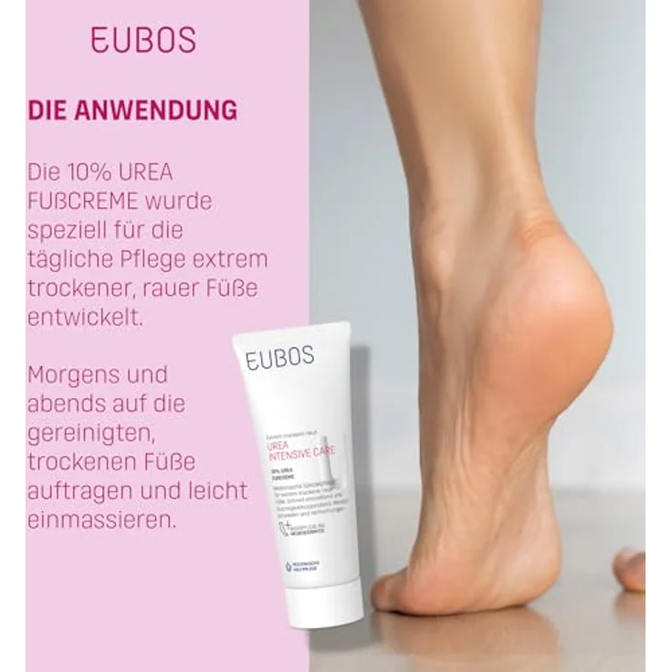 Eubos Trockene Haut Urea 10% Fußcreme 100 ml – Bild 9