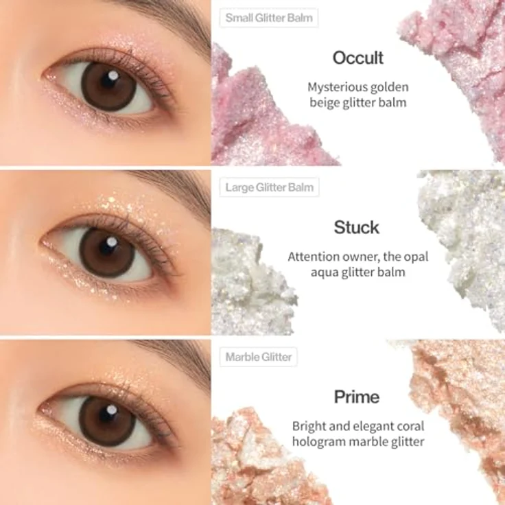 Unleashia Glitterpedia Eye Palette, Lidschattenpalette Farbton No.1 All Of Glitter, 6.2 g mit intensiver Pigmentierung und Glitzereffekt – Bild 7