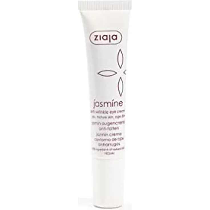 Ziaja Jasmin Anti-Falten 50+ Augencreme 15ml - Feuchtigkeitsspendend und strahlendmachend