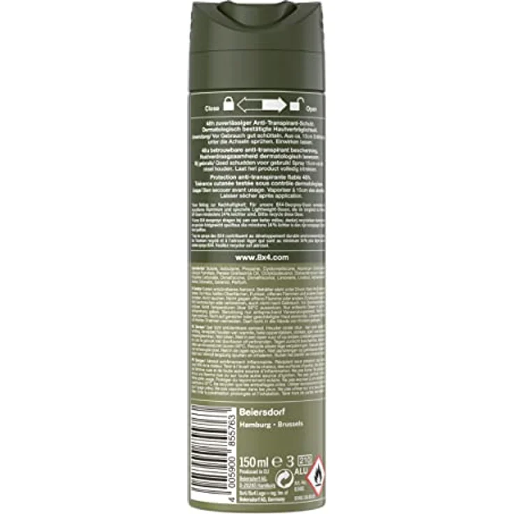 8x4 Men No.8 Wild Oak Deodorant Spray 150 ml – Bild 6