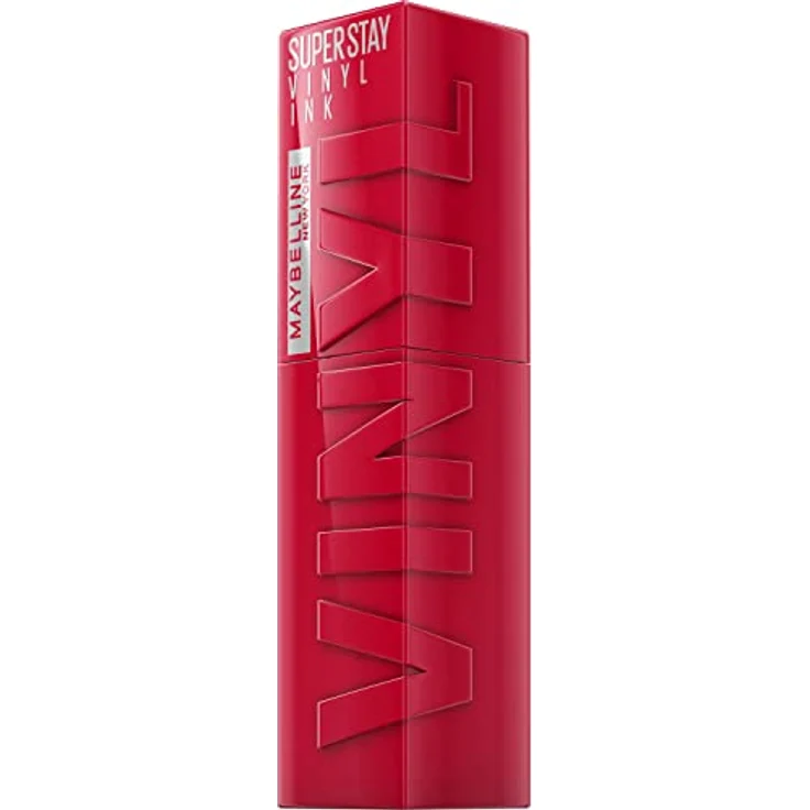 Maybelline New York flüssiger Lippenstift, Liquid Lipstick mit 16 Stunden Halt und glänzendem Finish, Super Stay Vinyl Ink, Nr. 50 Wicked, 4,2 ml – Bild 2