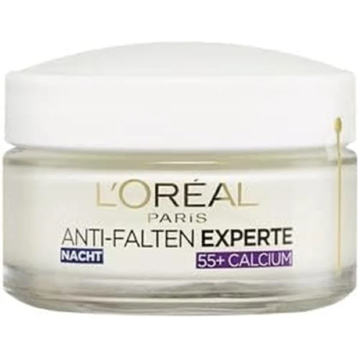 L'Oréal Paris Anti-Falten-Experte 55+ Calcium Nachtcreme 50 ml – Bild 1