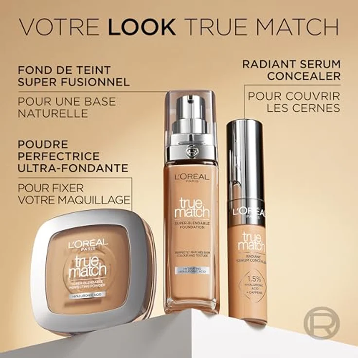 L’Oréal Paris True Match Flüssiges Make-Up, Farbton 4.5 N True Beige, 30 ml, für eine perfekte Hauteinheitlichkeit und Deckkraft – Bild 12