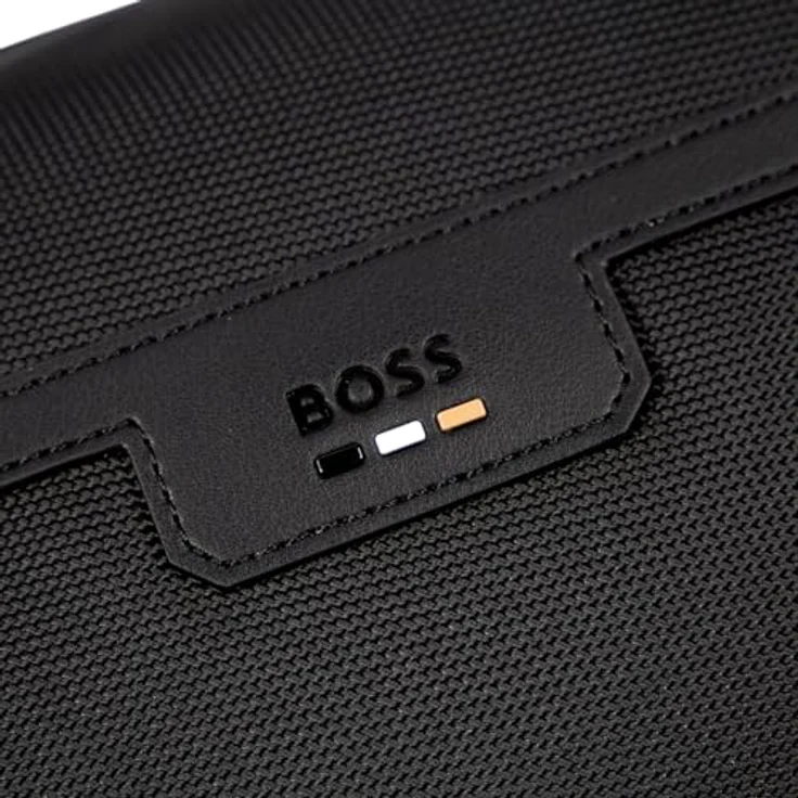 Boss Ray Kulturbeutel, 24 cm, schwarz, 100% Polyester, praktischer Beauty Case – Bild 3