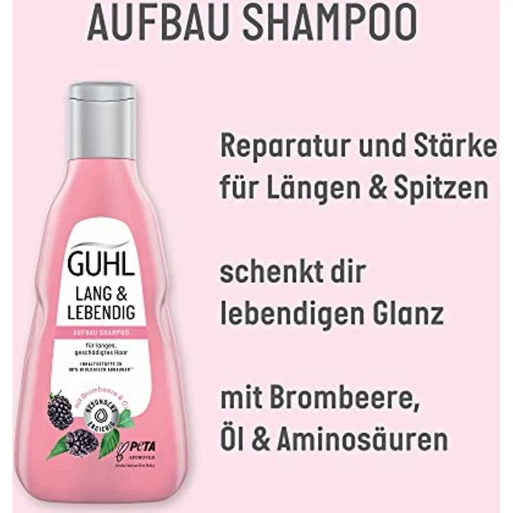 Guhl Lang & Lebendig Shampoo - Inhalt: 250 ml - Haartyp: lang – Bild 3