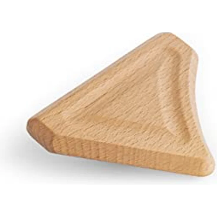 Erzi Woodblade Massagetool, Massagegerät aus hochwertigem Buchenholz mit fünf gerundeten Kanten zur Faszienlösung, Farbe Natur, 71 g – Bild 2