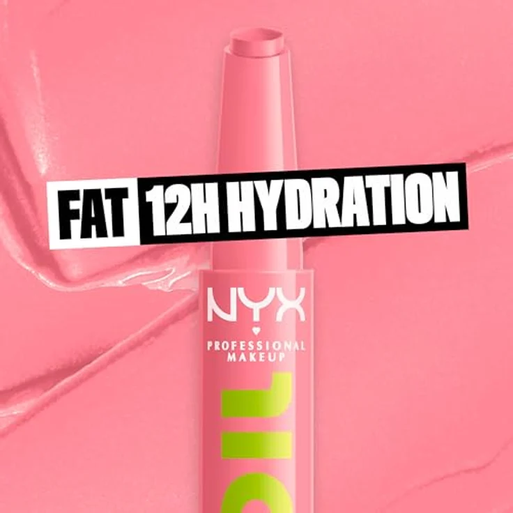 NYX Professional Makeup Fat Oil Slick Click, Tönender Lippenbalsam, Farbton 02 Click Clout, 2 g, feuchtigkeitsspendend und glättend – Bild 3