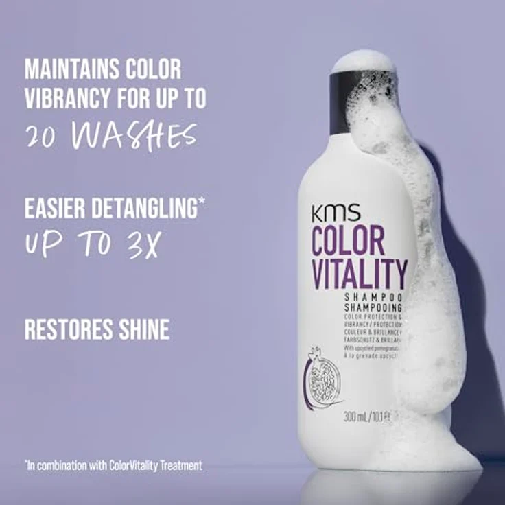 KMS ColorVitality Shampoo 750ml, Pflegendes Shampoo für coloriertes Haar – Bild 3