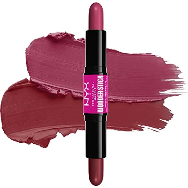 NYX Professional Makeup Wonder Stick Blush, 8 g, Rouge-Stift in Deep Magenta N Ginger mit feuchtigkeitsspendender Formel – Bild 4
