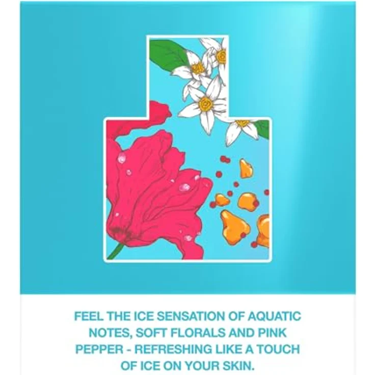 Mexx ICE TOUCH Woman Eau de Toilette, sommerfrischer Duft mit Orangenblüten, 20 ml, für aktive & inspirierende Frauen – Bild 4