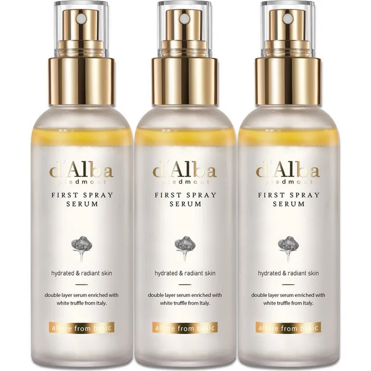 d'Alba First Spray Serum, 100ml, Feuchtigkeit, Glow, Anti-Aging, hypoallergene Formel