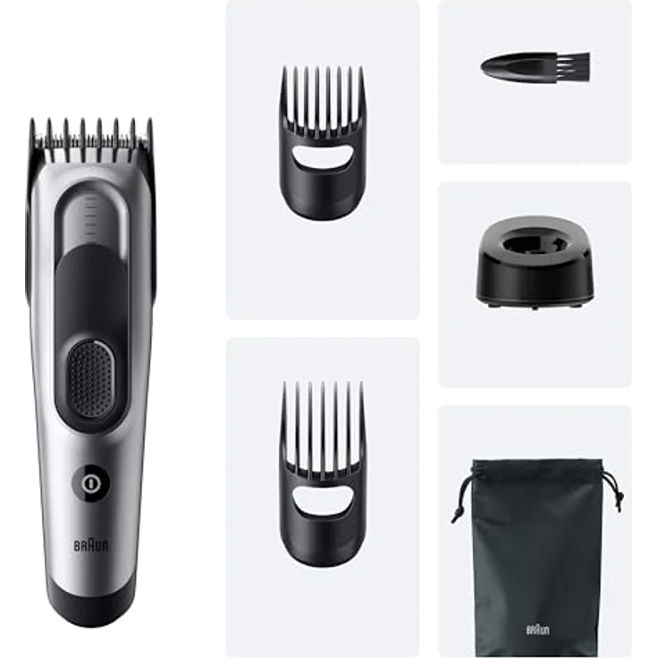 Braun HC7590, Haarschneider Series 7, Schwarz, Silber, 3 mm, 3,5 cm, 50 min, Integrierte Batterie, 1 h – Bild 8