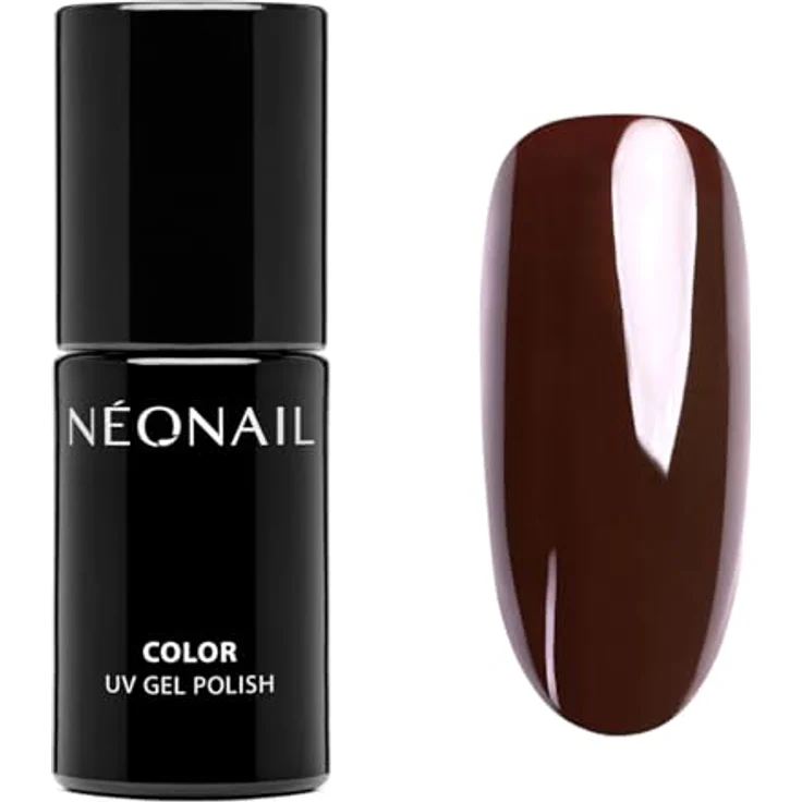 NÉONAIL UV Nagellack Midnight Love Story, 7,2 ml - Braun - hochpigmentierter UV Lack für Gel Nägel mit langanhaltender Maniküre bis zu 21 Tage – Bild 1