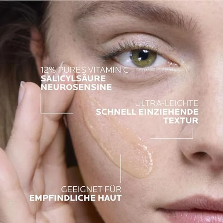 La Roche Posay Pure Vitamin C12 Serum, Regenerierende Anti-Falten-Gesichtspflege mit 12 % Vitamin C, 30 ml – Bild 5