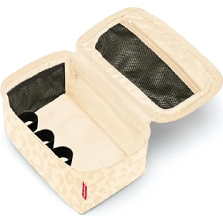 reisenthel beautycase Leo Vanilla, quadratischer Kulturbeutel mit 4L Volumen, wasserabweisend, inkl. 3 Stecktaschen und Reißverschluss-Innentasche – Bild 2