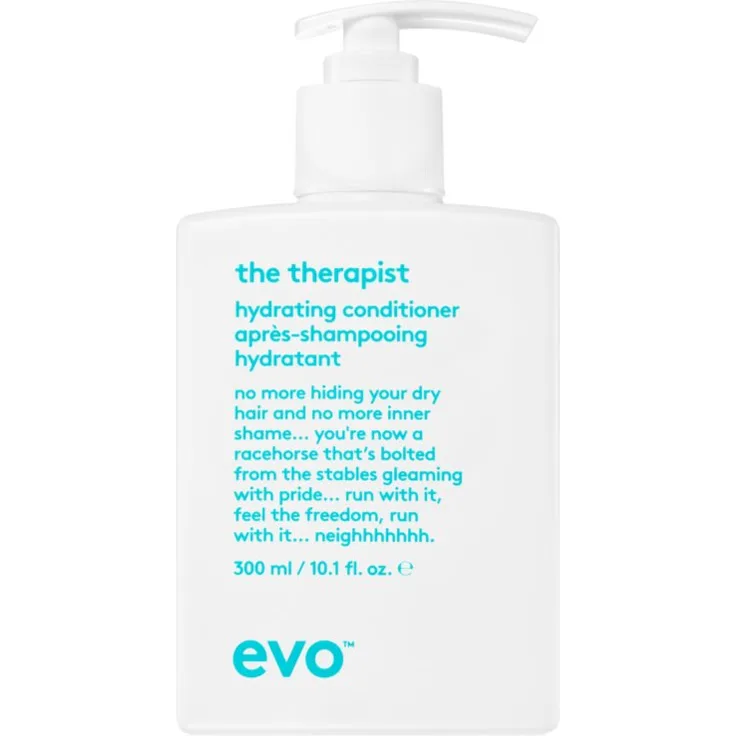 EVO Hydrate The Therapist, feuchtigkeitsspendender Conditioner für trockenes und gefärbtes Haar, 300 ml, nährt und schützt Haarfasern