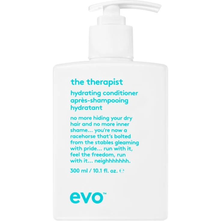 EVO Hydrate The Therapist, feuchtigkeitsspendender Conditioner für trockenes und gefärbtes Haar, 300 ml, nährt und schützt Haarfasern