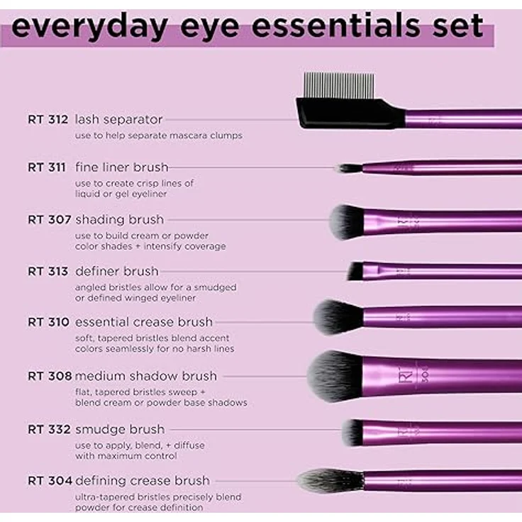 Real Techniques Everyday Eye Essentials  Pinselset – Bild 3