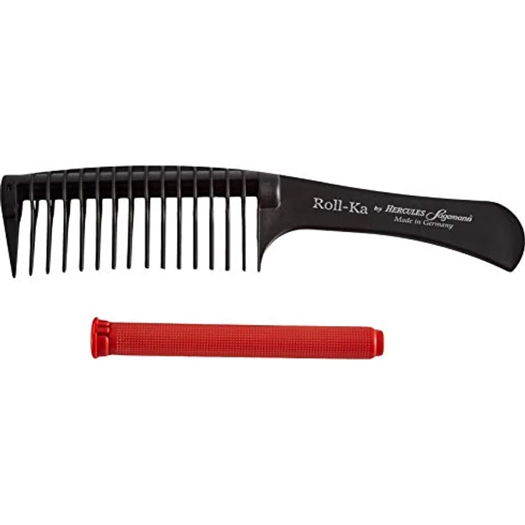 HERCULES SÄGEMANN - 79400 Roll-Ka | Rot/Schwarz Roll-Kamm zum innovativen Verteilen und Einarbeiten von Pflege-Produkten – Bild 4