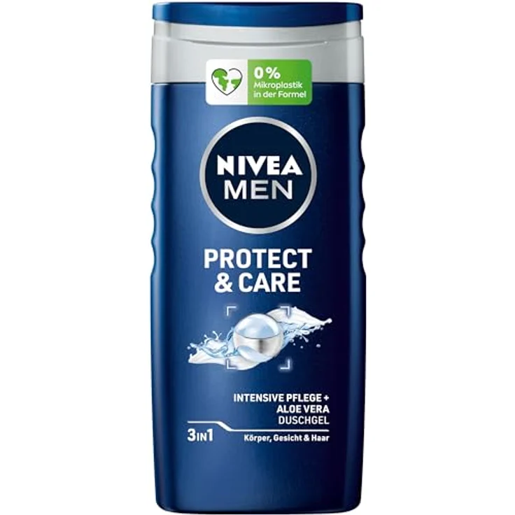 Nivea Dusch Men Protect & Care, Haarshampoo für Männer, 250ml – Bild 1