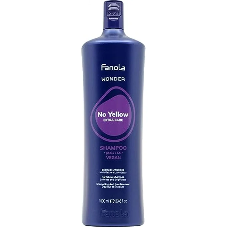 Fanola Wonder No Yellow Shampoo 1000 ml – Bild 1