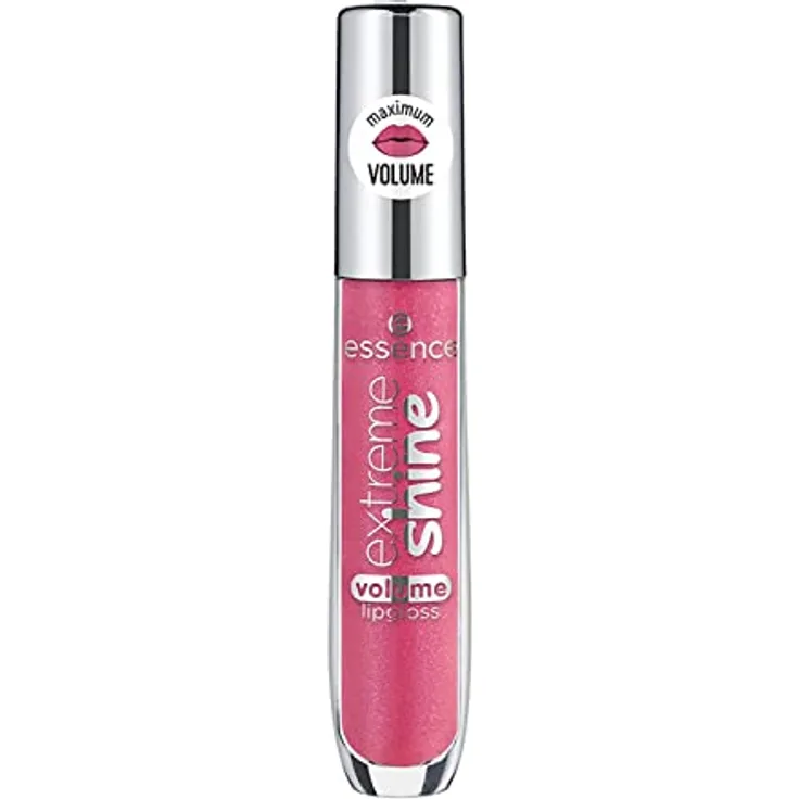 essence extreme shine volume lipgloss, Lip Gloss, Nr. 06 Candy Shop, pink, strahlend frisch, glänzend, transluzent, vegan, ölfrei, ohne Alkohol (5ml)