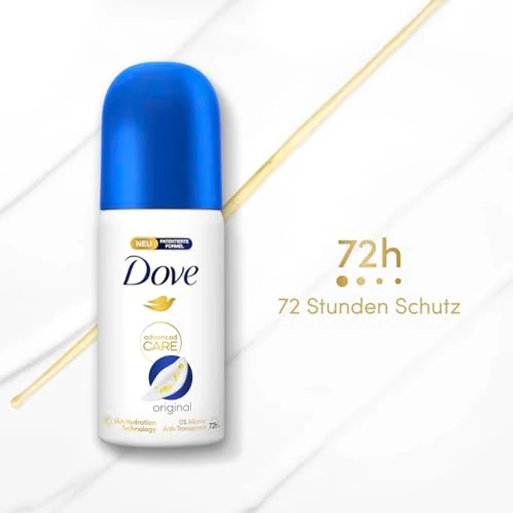 Dove Advanced Care Anti-Transpirant Deo-Spray Original Mini, 72 Stunden Schutz vor Körpergeruch und Achselnässe, Skin Hydration Technology, 35 ml, 12 Stück – Bild 5
