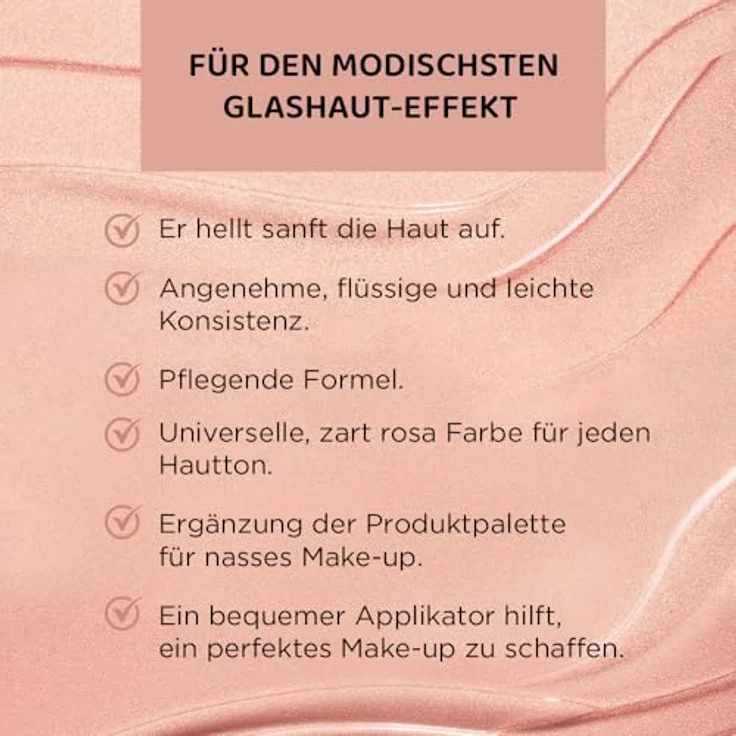 Eveline Cosmetics Wonder Match, Strahlender Flüssig-Highlighter mit Vitamin C & Iris-Extrakt, Vegan, Leichte Formel – Bild 3