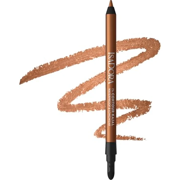 IsaDora Perfect Contour Kajal Eyeliner, wasserfest und langanhaltend, 1,2 g, Apricot Glow – Bild 1