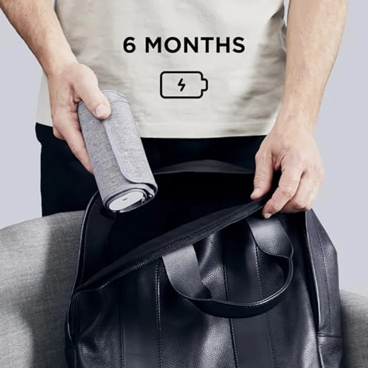 Withings BPM Connect, Elektronisches Oberarm-Blutdruckmessgerät mit Wi-Fi- und Bluetooth-Synchronisierung, inkl. Reiseetui, farbcodierte Rückmeldung, Herzfrequenzmessung – Bild 3