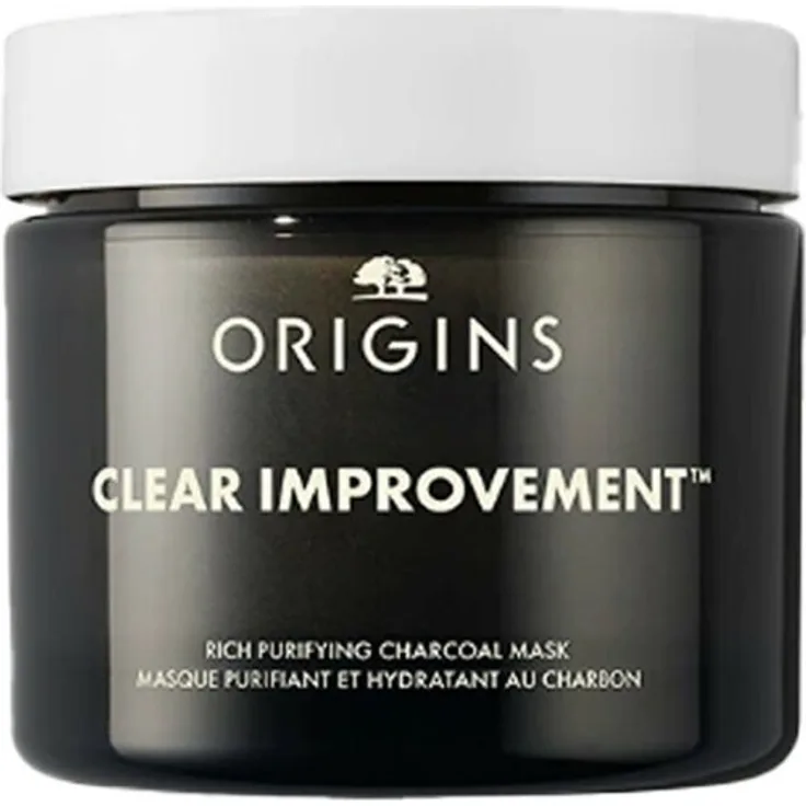 Origins Clear Improvement™ Purifying Charcoal Mask Soft, 75 ml, natürliche Gesichtsmaske für alle Hauttypen