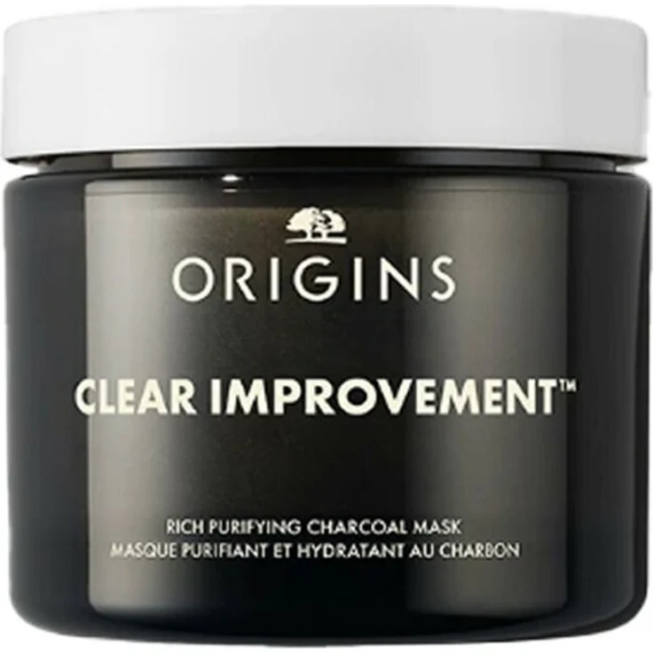 Origins Clear Improvement™ Purifying Charcoal Mask Soft, 75 ml, natürliche Gesichtsmaske für alle Hauttypen