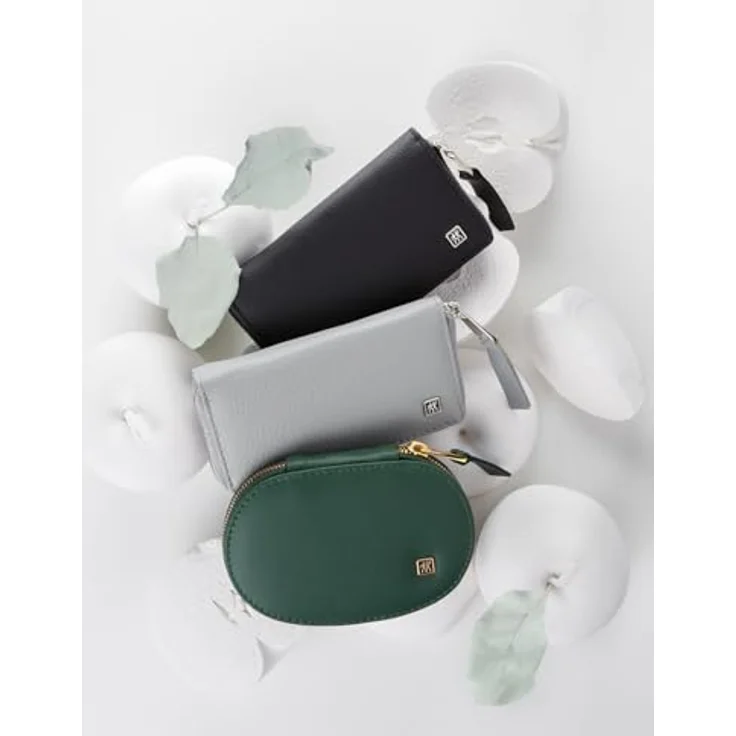 ZWILLING Maniküre Pediküre Set 3tlg. mit Nagelknipser, veganes Apfelleder-Etui, schwarz, rostfreier Edelstahl – Bild 3