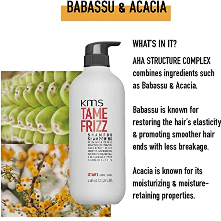 KMS Tamefrizz Shampoo 750 ml – Bild 4