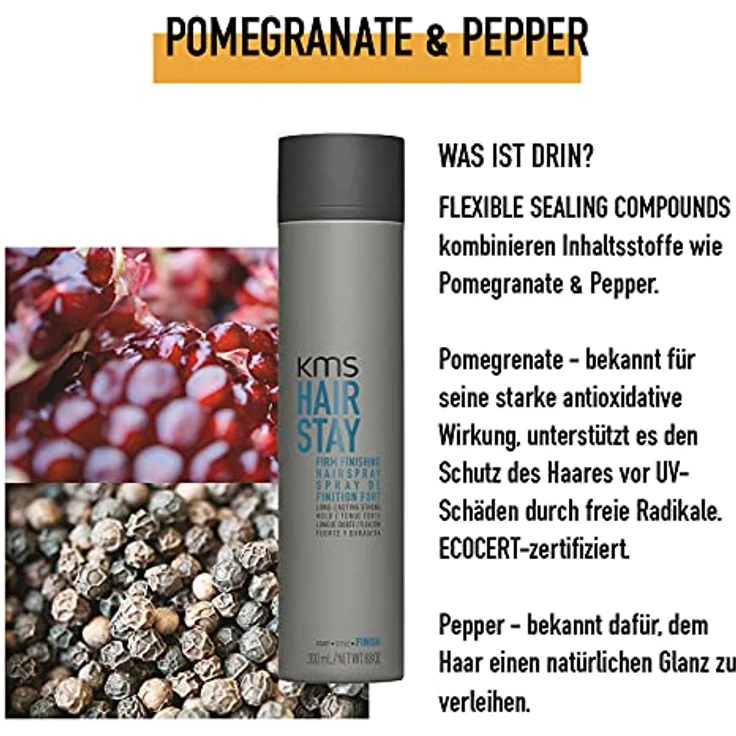 KMS Hair Stay Firm Finishing Hairspray 300 ml – Bild 3