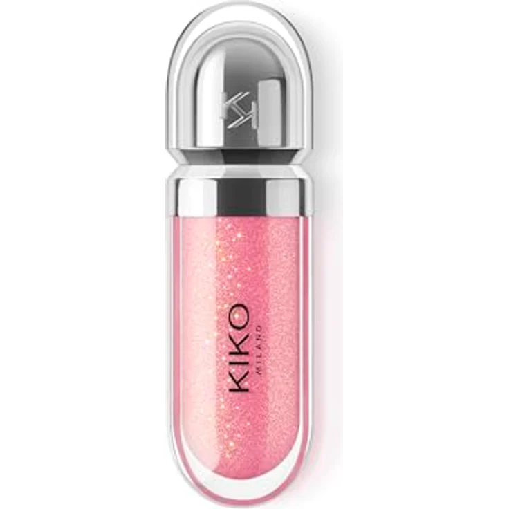 KIKO Milano 3D Hydra Lipgloss 6,5 ml - SPARKLING HIBISCUS PINK, brillantes Finish mit 3D-Effekt und pflegender Textur – Bild 4