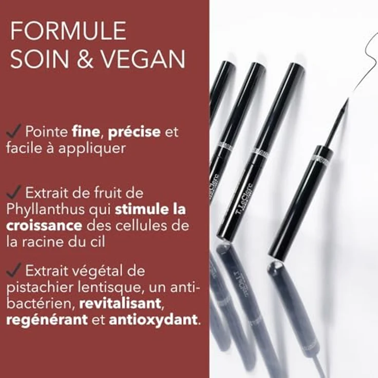 T. LeClerc Active Growth Eyeliner 02 Bruin, 1,7 ml Make-up für verbesserte Wimpernpflege – Bild 2