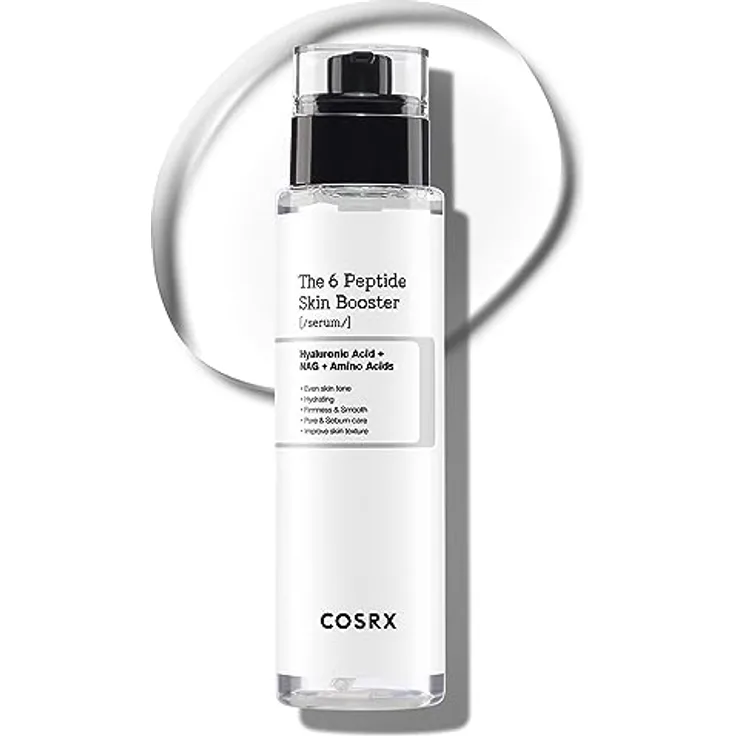 COSRX 6X Peptide Collagen Booster Toner Serum 150mL/5.07 Fl.Oz, Hauterneuernde Gesichts-Essenz, Niacinamid & Hyaluronsäure, Parabenfrei, Korean Skincare