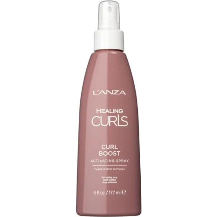 L'ANZA Pflegendes Locken-Spray, strukturgebend mit Glanz und Halt, ohne Sulfate und Parabene, 177 ml – Bild 1