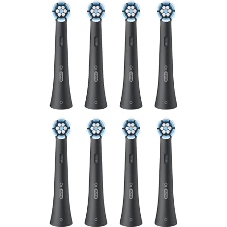 Oral-B iO RB SBF 8 FBNLSENOR Zahnbürstenkopf, 8er Pack für gründliche Plaque-Entfernung und gesunde Zahnfleischpflege – Bild 2