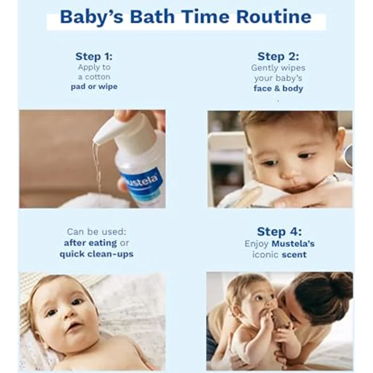 Mustela No Rinse Reinigungsmilch 200 ml mit reinigender Wirkung – Bild 6
