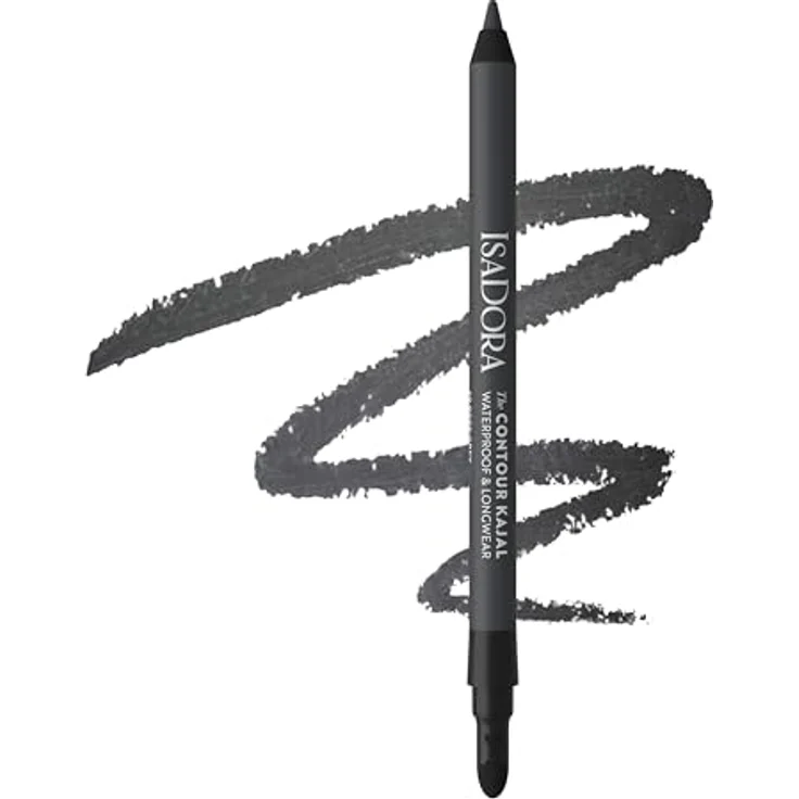 IsaDora Perfect Contour Kajal, wasserfester Augen-Kajalstift mit langanhaltender Farbkraft, Deep Grey 1,2 g – Bild 1