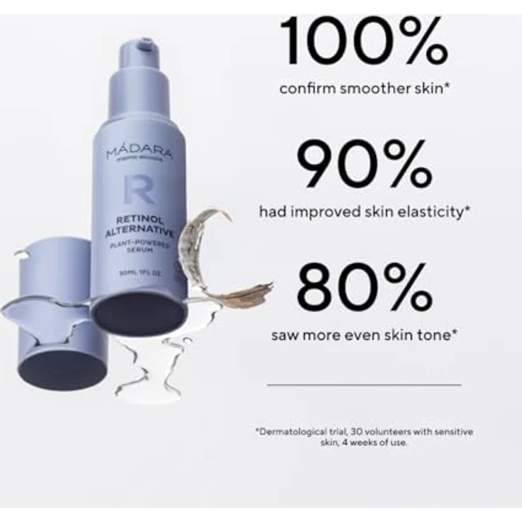 MÁDARA Organic Skincare | RETINOL ALTERNATIVE Plant-Powered serum, 30ml – Natürlich Potente Retinol-Alternative, Dermatologisch Nachgewiesen, Nicht Reizende Formel – Retinol Serum Gesicht – Bild 2