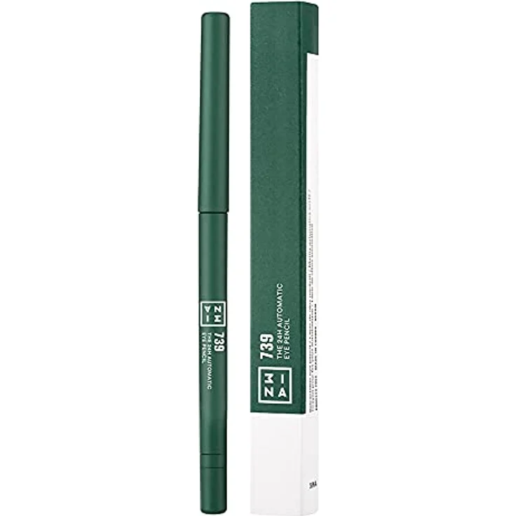 3INA The 24H Automatic Eye Pencil, langlebiger Eyeliner in Grün, 0.28 g, wasserfest, präzise Anwendung, vegan – Bild 6